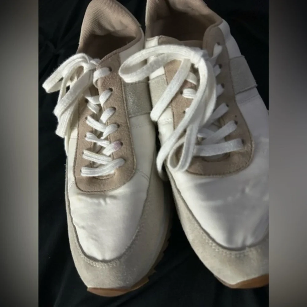 J Crew Colorblock Trainers In Metallic